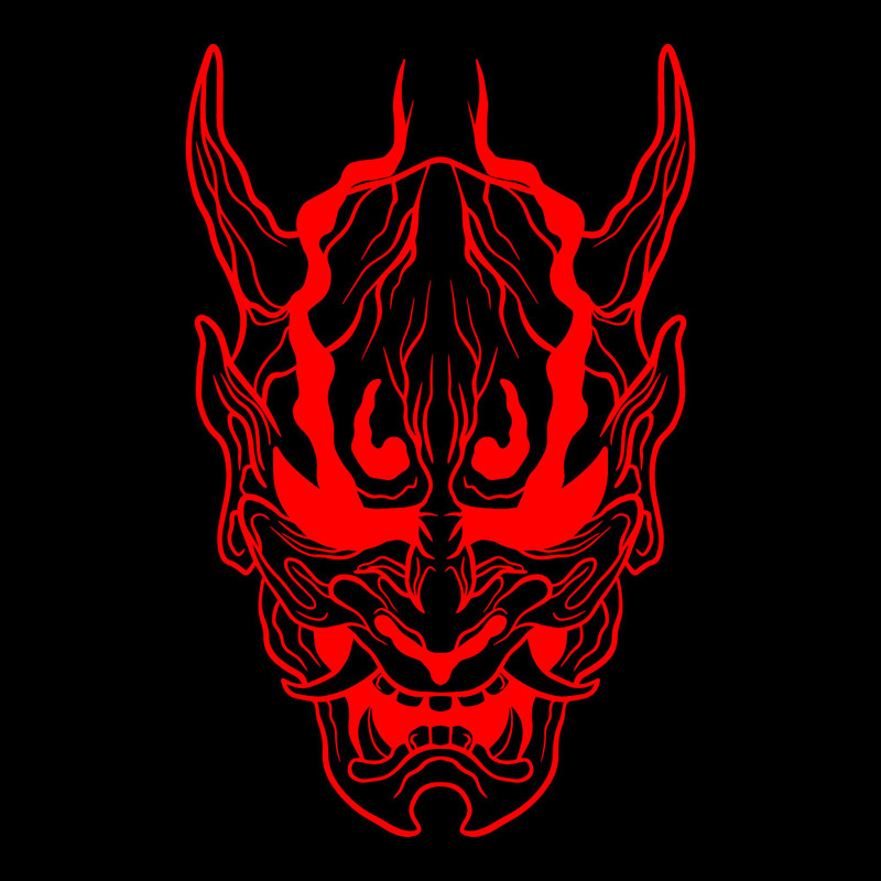 50 cm * 32 cm JDM Devil autómatricák időjárásálló, vágott vinil matrica autóablak ajtó motorháztető holografikus japán démon matricákhoz