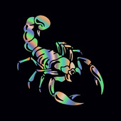 Juokingi mieli 3D Scorpion automobilių lipdukai Automobiliai motociklai eksterjero priedai Vinilo lipdukai, skirti Honda Lada Bmw Audi Jeep Boat