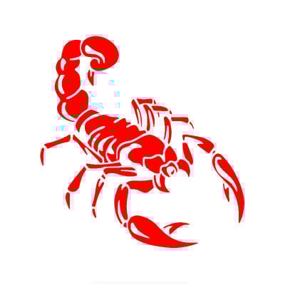 Juokingi mieli 3D Scorpion automobilių lipdukai Automobiliai motociklai eksterjero priedai Vinilo lipdukai, skirti Honda Lada Bmw Audi Jeep Boat