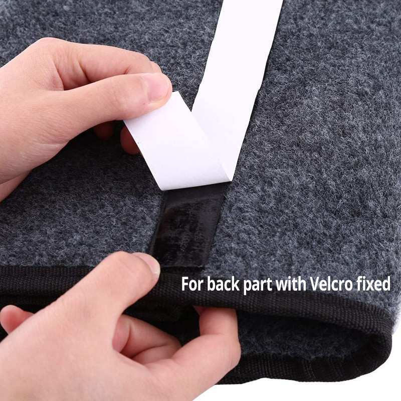 Organizator de portbagaj de mașină Cutie de depozitare din pâslă moale Compartiment mare anti-alunecare Organizator de depozitare a portbagajului Geanta de instrumente Geanta de depozitare a mașinii