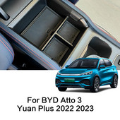 Car Center Console Btorage Box kartámasz doboz tárolótálca BYD Atto 3 Yuan Plus 2022 tartozékokhoz