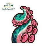 EARLFAMILY 13 cm x 9,5 cm polip csáphoz motorkerékpár autómatricák divatos anime matricák 3D vicces szélvédő dekoráció