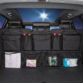 nagy bővítés Auto Storage Organizer autós csomagtartó táska univerzális nagy kapacitású hátsó ülés tárolótáska csomagtartó rakomány hálós tartó zseb