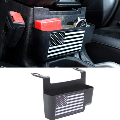 Fekete Sebességváltó tárolódoboz Raktározás Jeep Wrangler JL Gladiator JT 2018 2019 2020 2021 2022 belső tartozékokhoz