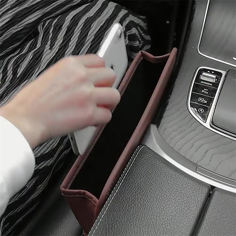 automobilio salonui PU Oda konsolė Šoninės sėdynės tarpų užpildas Priekinė sėdynė Tvarkyti daiktų laikymo priedus auto universalus