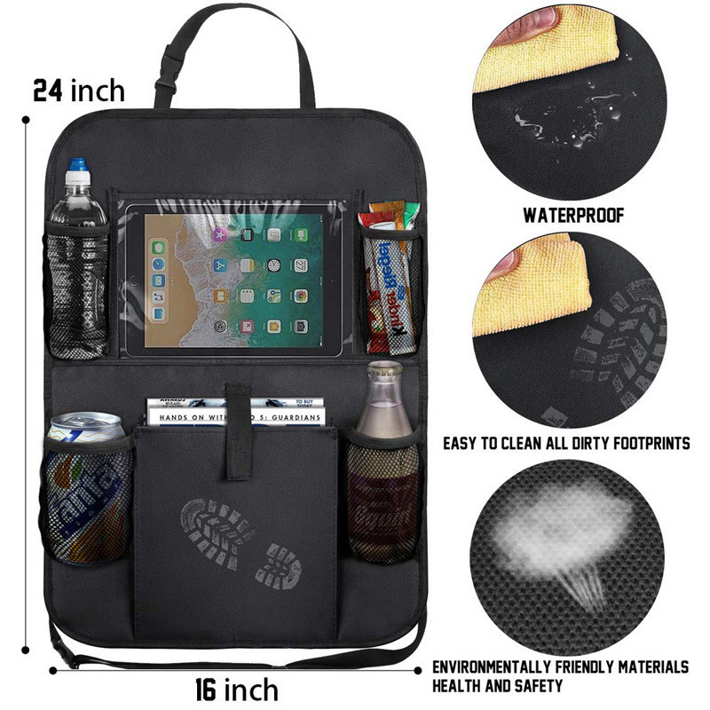 1 buc/ 2 buc Organizator pentru spate scaun auto 5 buzunare de depozitare cu ecran tactil Protector suport tableta pentru copii Accesorii auto