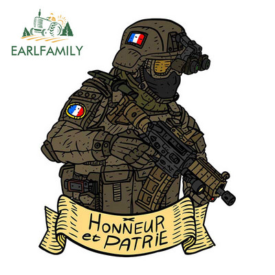 EARLFAMILY 13 cm x 10,7 cm német Bundeswehr katona autómatrica vinilablak csomagtartó matricák német fegyveres erők matrica