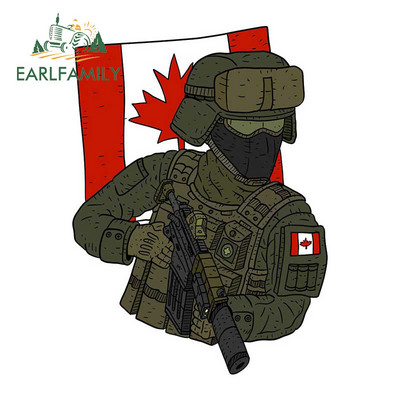 EARLFAMILY 13 cm x 10,7 cm német Bundeswehr katona autómatrica vinilablak csomagtartó matricák német fegyveres erők matrica