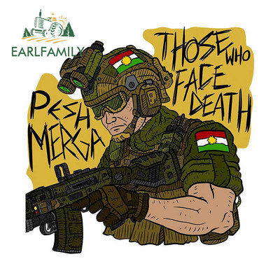 EARLFAMILY 13 cm x 10,7 cm német Bundeswehr katona autómatrica vinilablak csomagtartó matricák német fegyveres erők matrica
