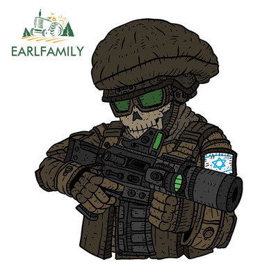 EARLFAMILY 13 cm x 10,7 cm német Bundeswehr katona autómatrica vinilablak csomagtartó matricák német fegyveres erők matrica