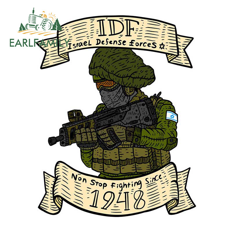 EARLFAMILY 13 cm x 10,7 cm német Bundeswehr katona autómatrica vinilablak csomagtartó matricák német fegyveres erők matrica