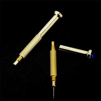 1Pc Hand Puncher Drill Hole Maker Dotting Pen Piercing Professional Manicure R Nail Art Golden Dangle Piercing Drill Tool #YT-39