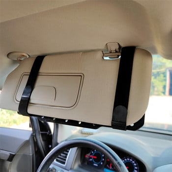 Tactical Sun Visor Organizer Vehicle ABS Plastic Molle Panels Εσωτερικά αξεσουάρ Molle Θήκες Εργαλεία EDC