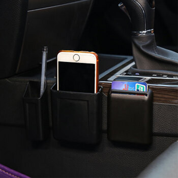Автомобилен мобилен телефон Gap Storage BoxAuto Seat Organizer Crevice Творчески висящ държач за джоб за телефон Автомобилни аксесоари