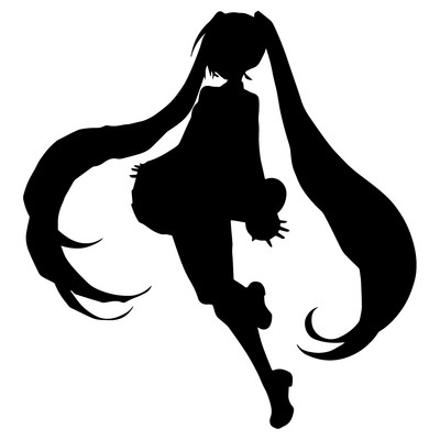 Magic Beauty Girl Silhouette Anime autómatricák és matricák, személyre szabott, módosított vízálló autótartozékok vinil matricák