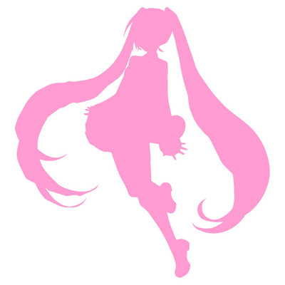 Magic Beauty Girl Silhouette Anime autómatricák és matricák, személyre szabott, módosított vízálló autótartozékok vinil matricák