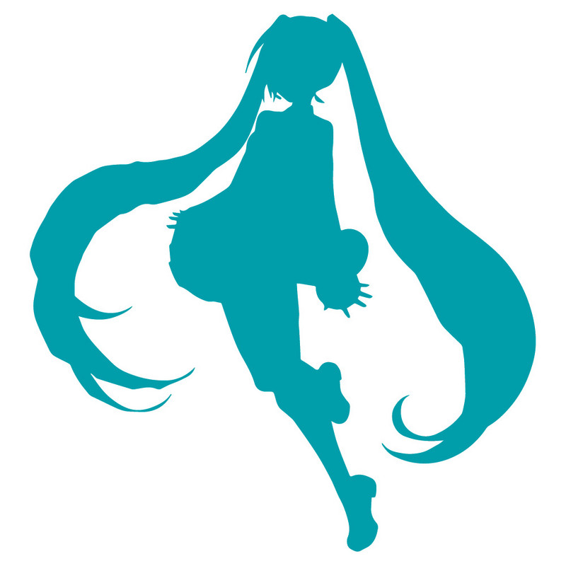 Magic Beauty Girl Silhouette Anime autómatricák és matricák, személyre szabott, módosított vízálló autótartozékok vinil matricák