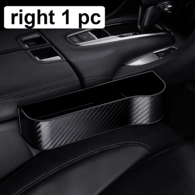 Automobilinės sėdynės dėtuvės plyšių laikymo dėžė Automobilio laikiklio tarpo plyšio užpildo laikiklis, skirtas piniginei, telefono plyšinei kišenei, automobiliniai priedai