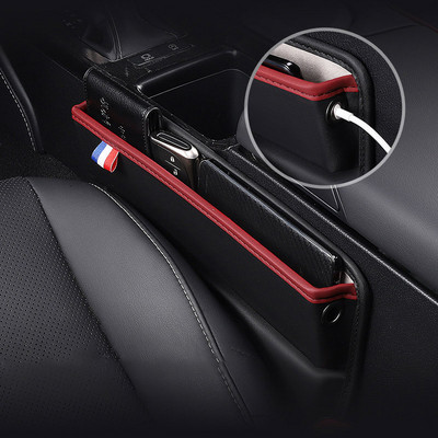 Car Seat Crevice Organizer Storage Seat Gap Filler Universal For BMW Coin Organizer Car Seat Gap Filler