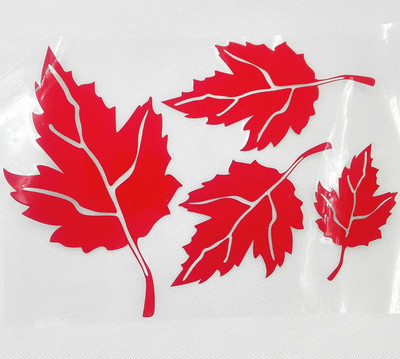 Lovely Flowers Leaf Reflective Vinyl Αυτοκόλλητο Αυτοκόλλητο Αυτοκόλλητο Τροποποιημένο στυλ Αυτοκόλλητο Αυτοκόλλητο Αδιάβροχο Αυτοκόλλητο Διακόσμηση DIY αξεσουάρ