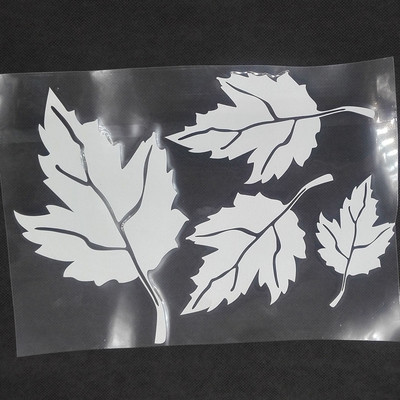 Lovely Flowers Leaf Reflective Vinyl Αυτοκόλλητο Αυτοκόλλητο Αυτοκόλλητο Τροποποιημένο στυλ Αυτοκόλλητο Αυτοκόλλητο Αδιάβροχο Αυτοκόλλητο Διακόσμηση DIY αξεσουάρ