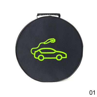 Automobilio įkrovimo kabelio laikymo krepšys, trumpiklis, nešiojamasis krepšys, skirtas elektrinių transporto priemonių įkroviklio kištukai, lizdai įkrovimo įrangos talpyklos laikymui