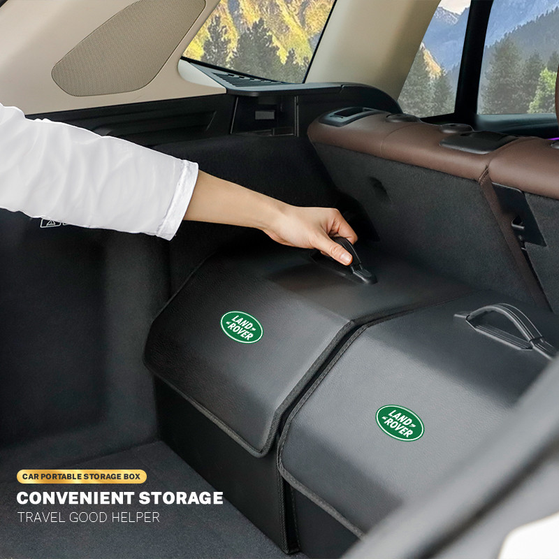 Cutie organizatoare pentru portbagaj, pliabilă, accesorii pentru geanta de depozitare pentru Land Rover Defender Discovery Range Rover Freelander Evoque