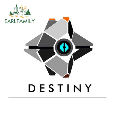 EARLFAMILY 13 cm Destiny 2 játék autós matricák grafika vízálló matrica légkondicionáló laptop lökhárító ablakok csomagtartó autó stílus