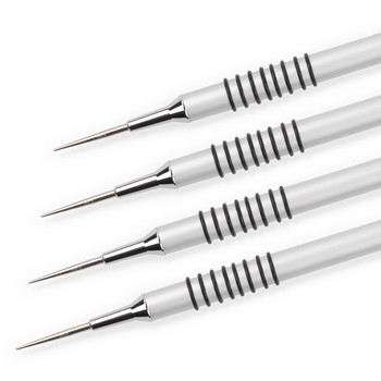 1 Σετ Dotting Tools for Nail Art Drawing Πινέλα ζωγραφικής Nail Dotting Pen UV Gel Liner Polish Brush Rhinestones Εργαλεία μανικιούρ