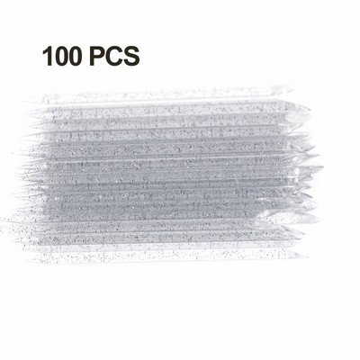 50/100 db Újrafelhasználható kutikula nyomó Crystal Stick kétvégű körömdíszítő kutikula eltávolító eszköz pedikűr ápoló köröm manikűr eszközök