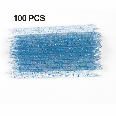 50/100 db Újrafelhasználható kutikula nyomó Crystal Stick kétvégű körömdíszítő kutikula eltávolító eszköz pedikűr ápoló köröm manikűr eszközök