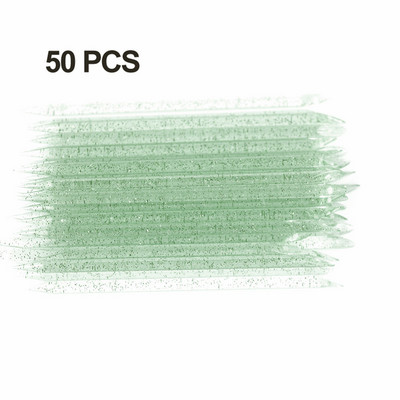 50/100 db Újrafelhasználható kutikula nyomó Crystal Stick kétvégű körömdíszítő kutikula eltávolító eszköz pedikűr ápoló köröm manikűr eszközök