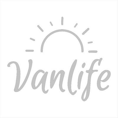 Vanlife autómatricák Sun Campinghez, fényvisszaverő vinil matricák egyéni díszítéshez, alkalmas lakókocsikhoz, terepre