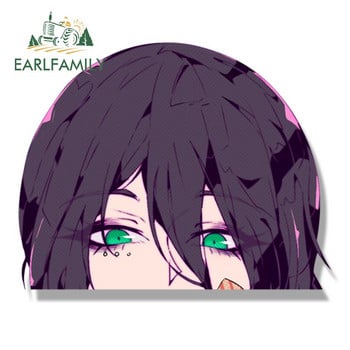 EARLFAMILY Gyaru Reze Fanart Стикер за кола Аниме Chainsaw Man Sketch Waifu Decal JDM Cartoon Peek Girl Bomb Demon Graffiti Sticker