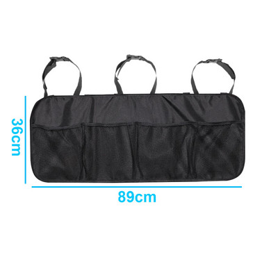 Automobilio galinės sėdynės atlošo organizatorius Auto bagažinės tinklelis Tinklelis Krovinių saugykla visureigiui Universalus sėdynės atlošo laikymas Tvarkyti saloną priedai