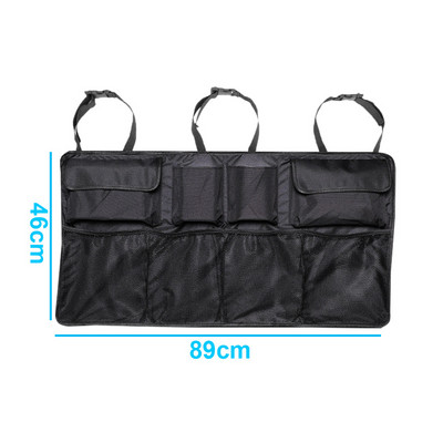 Automobilio galinės sėdynės atlošo organizatorius Auto bagažinės tinklelis Tinklelis Krovinių saugykla visureigiui Universalus sėdynės atlošo laikymas Tvarkyti saloną priedai