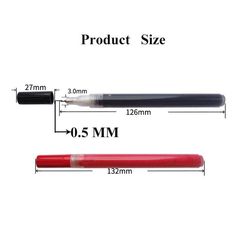 1 бр Графити Акрилна боя за нокти Писалка Студентски анимационни рисунки Живопис Пигментна линия Цвете Молив за нокти Инструменти Бяла декорация „направи си сам“