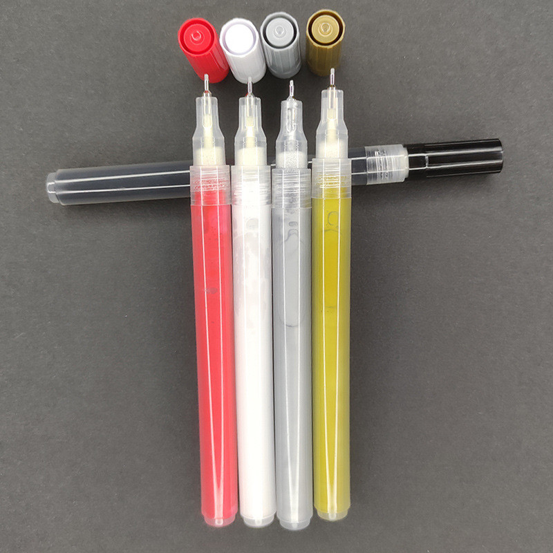 1 бр Графити Акрилна боя за нокти Писалка Студентски анимационни рисунки Живопис Пигментна линия Цвете Молив за нокти Инструменти Бяла декорация „направи си сам“