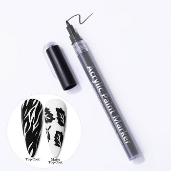 Nail Art Drawing Pen Graffiti Στυλό Αδιάβροχο Σχέδιο Ζωγραφική Liner Εργαλεία μανικιούρ Γυναικεία κορίτσια 3D DIY Nail Art Beauty Tools