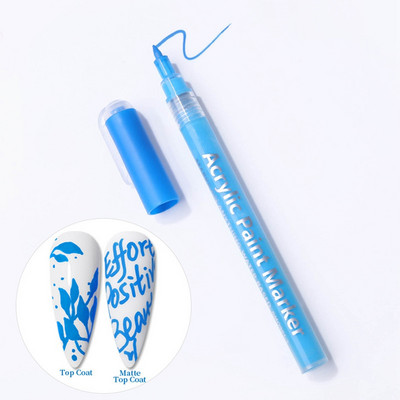Nagu mākslas zīmēšanas pildspalva Grafiti pildspalva Ūdensizturīga Zīmēšanas Glezniecība Laineris Manikīrs Instrumenti Sieviešu Meitenes 3D DIY Nail Art Skaistuma rīki