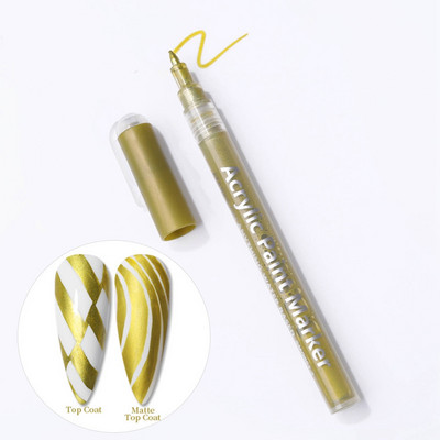 Nagu mākslas zīmēšanas pildspalva Grafiti pildspalva Ūdensizturīga Zīmēšanas Glezniecība Laineris Manikīrs Instrumenti Sieviešu Meitenes 3D DIY Nail Art Skaistuma rīki