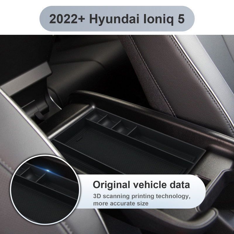 RUIYA For Ioniq 5 2022 autó kartámasz doboz tároló központi vezérlő konténer Auto belső rendszerező Ioniq 5 tartozékok 2022