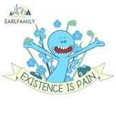 EARLFAMILY 13cm x 8,8cm For Existing Is Pain Laptop matricák Autókiegészítők Matricák Vízálló vinil autóburkolat Kreatív dekoráció
