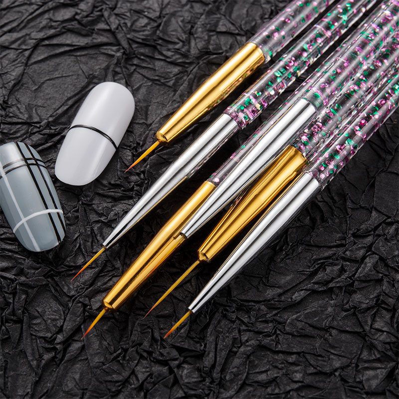 8db/készlet Manikűr ecsetek készletek Dotting Pen Acrylic Pro körömhosszabbító festő köröm ecsetek Nail Art gél körömlakk eszközökhöz