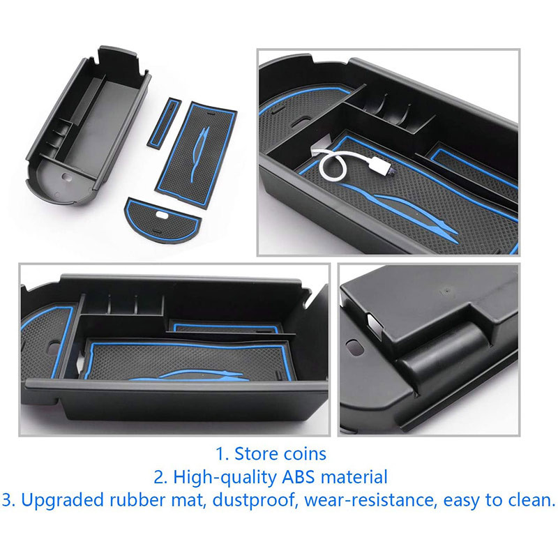 jaoks Toyota C-HR AX10 AX50 2017 2018 2019 2020 2021 C HR CHR auto keskse käetoe hoiukasti keskkonsooli korraldaja tarvikud