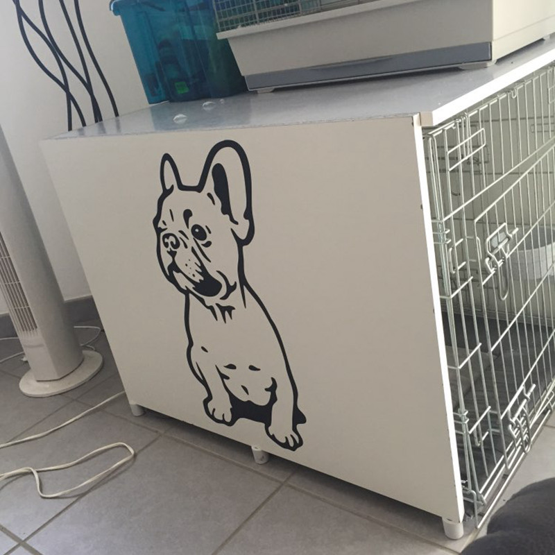 PRANCŪZŲ BULDOGAS SIENOS lipdukas AUTOMOBILIŲ BUMPERIO lipdukas PRANCŪZIJOS ŠUNŲ VINILO LIPDUKAI