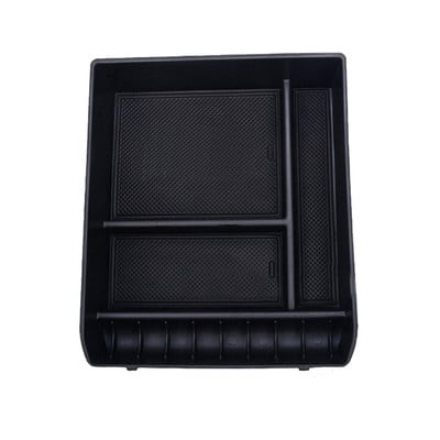 Fekete ABS autós központi kartámasz konzol tároló doboz Toyota Land Cruiser Prado 120 FJ120 FJ 120 FJ150 150 2003-2019
