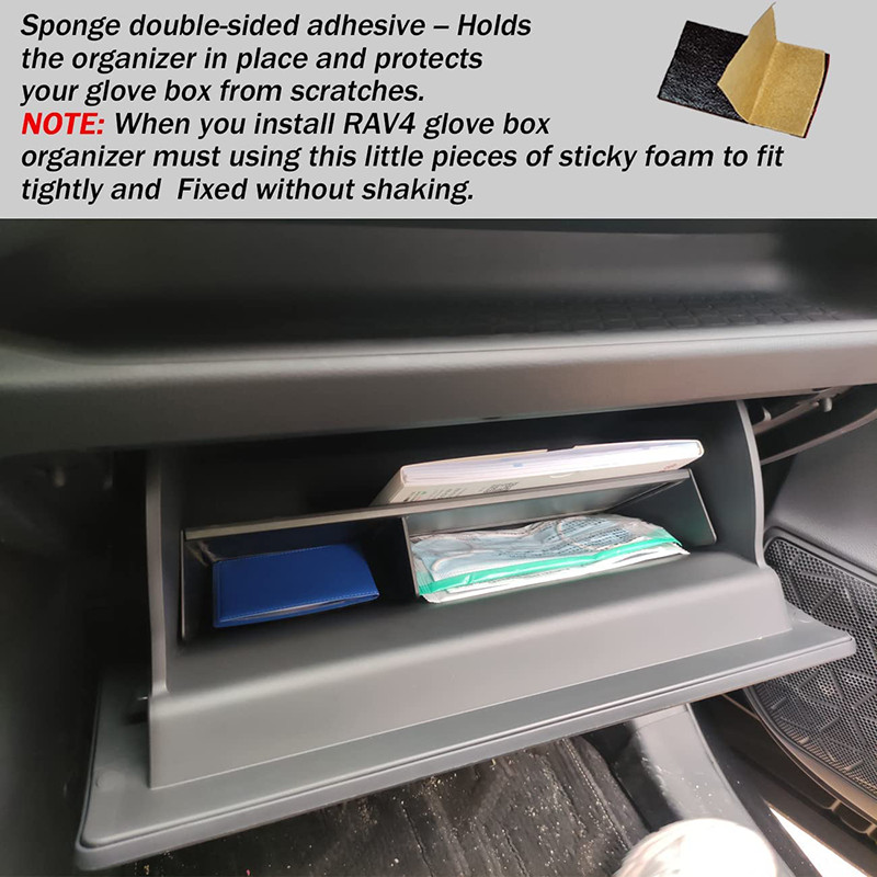 Toyota RAV4 2019 2020 2021 2022 2023 központi vezérlő tárolódobozhoz Belső módosítás Tartozékok Szervező doboz Autó termék