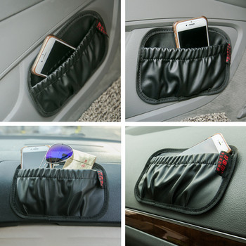 Δερμάτινη τσάντα αποθήκευσης αυτοκινήτου γενικής χρήσης στοιβαγμένη με δίχτυα τσάντα αυτοκινήτου με τσέπη Πίσω κάθισμα αυτοκινήτου Πορτοφόλια αξεσουάρ αυτοκινήτου