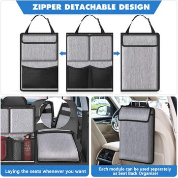 Universal Car Organizer Auto Storage τσάντα μπαγκαζιέρας Universal μεγάλης χωρητικότητας πίσω κάθισμα αποθήκευσης τσάντα φορτίου Θήκη τσέπης